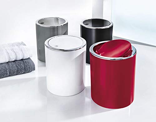 kleine-wolke-kosmetikeimer-clap-5-liter-schwingdeckeleimer-19-x-25-cm-schwarz image 4