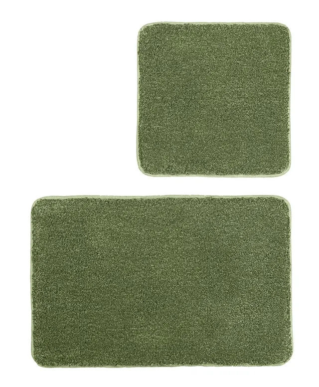 kleine-wolke-badteppich-set-relax-forest-2-teilig-50x50-55x85-cm-waldgr-n image 1