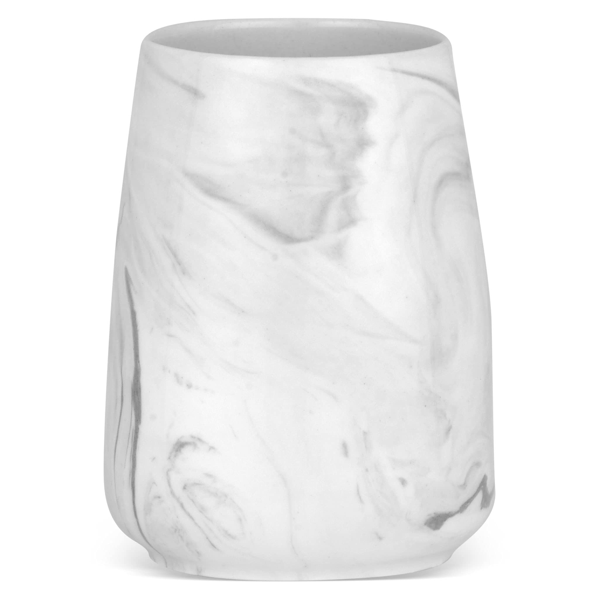 kleine-wolke-zahnputzbecher-marble-anthrazit-steinzeug-350-ml image 1