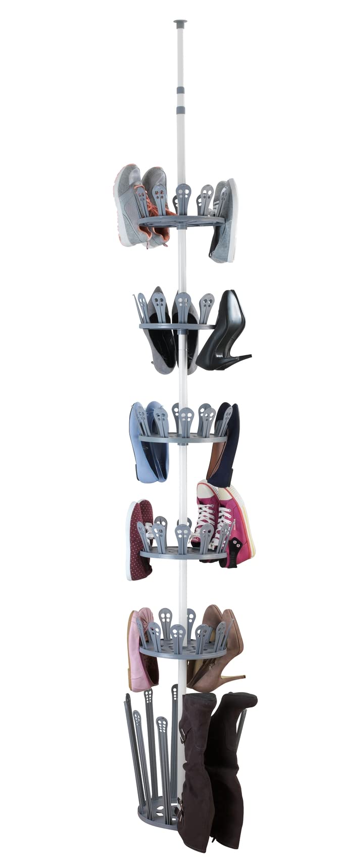 wenko-teleskop-schuhregal-achilles-wei-grau-f-r-30-paar-schuhe-100-bis-300-cm image 5