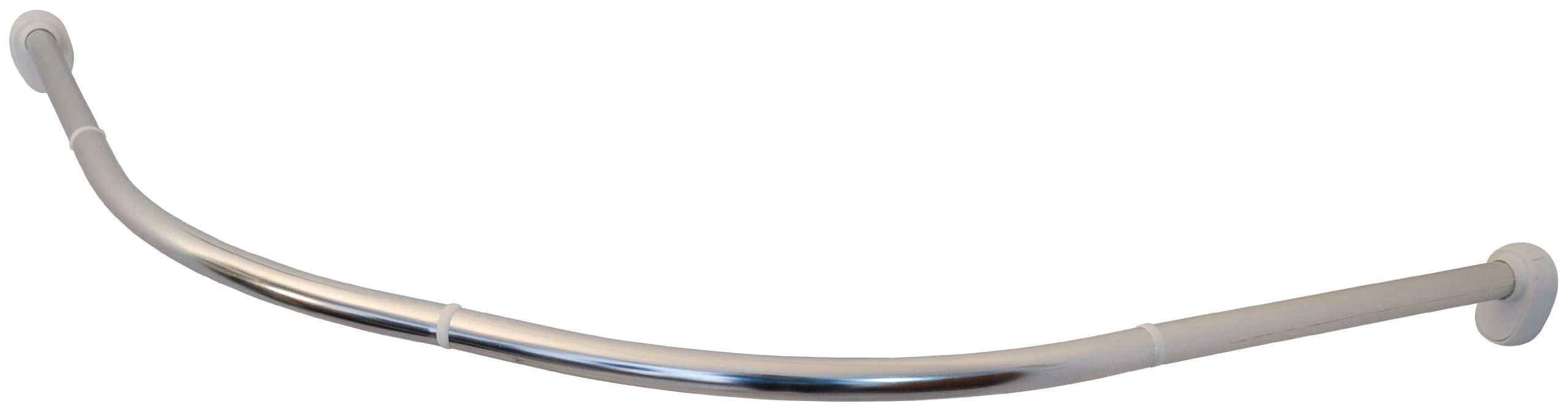 ridder-rundduschstange-59400-350-bogenduschstange-aluminium-chrom-25-mm image 1