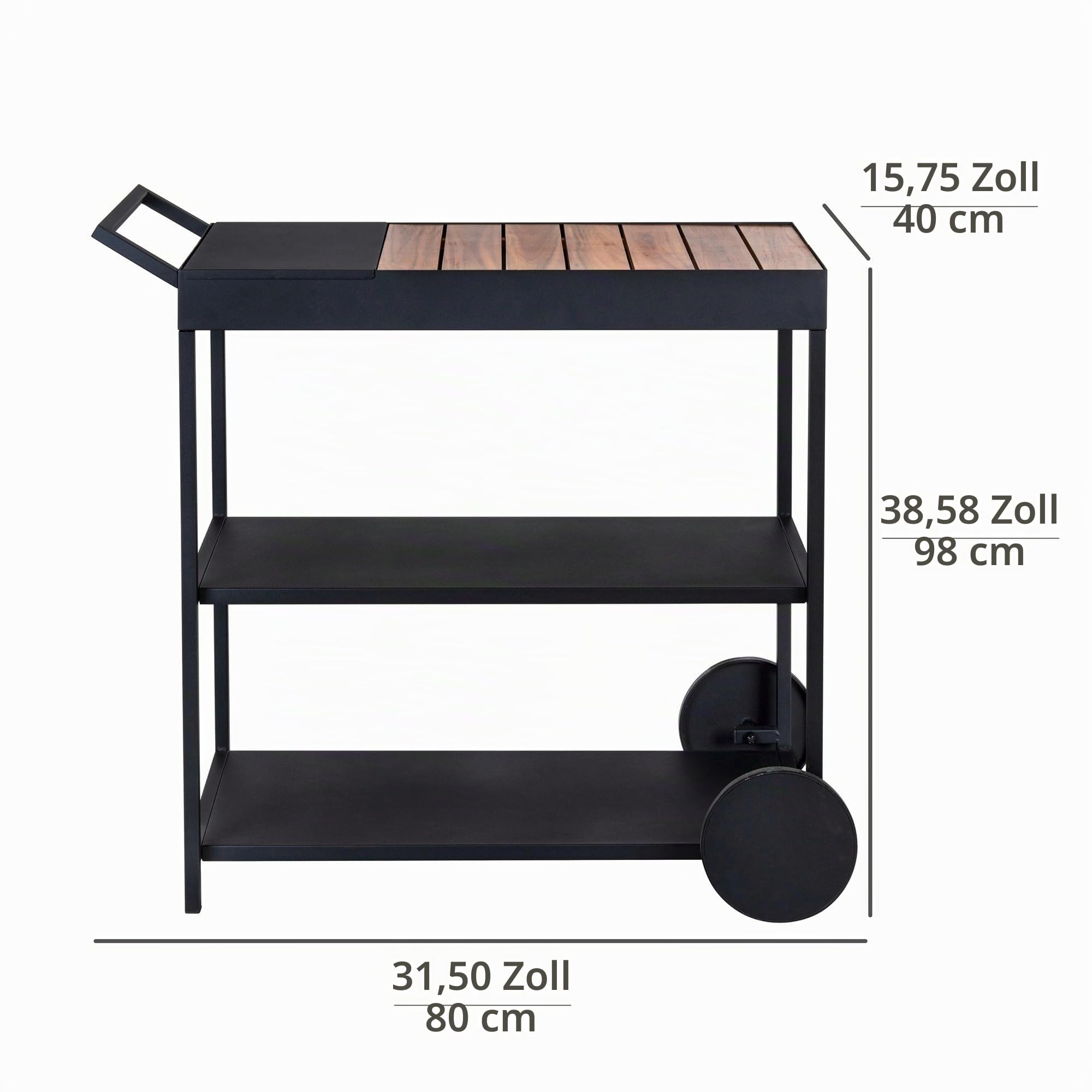 wenko-miro-servierwagen-beistellwagen-black-outdoor-kitchen-metall-akazienholz-s image 4
