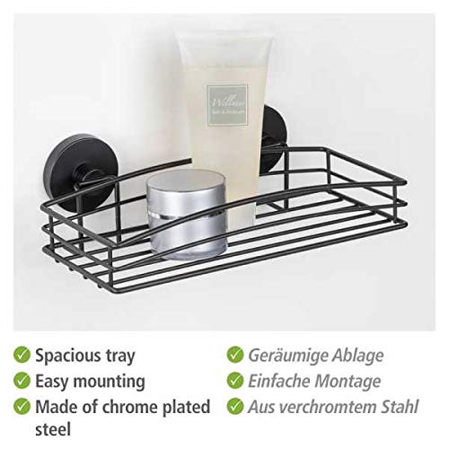 wenko-vacuum-loc-wandablage-schwarz-drahtkorb-loft-stil-26-x-6-5-x-14-cm image 8