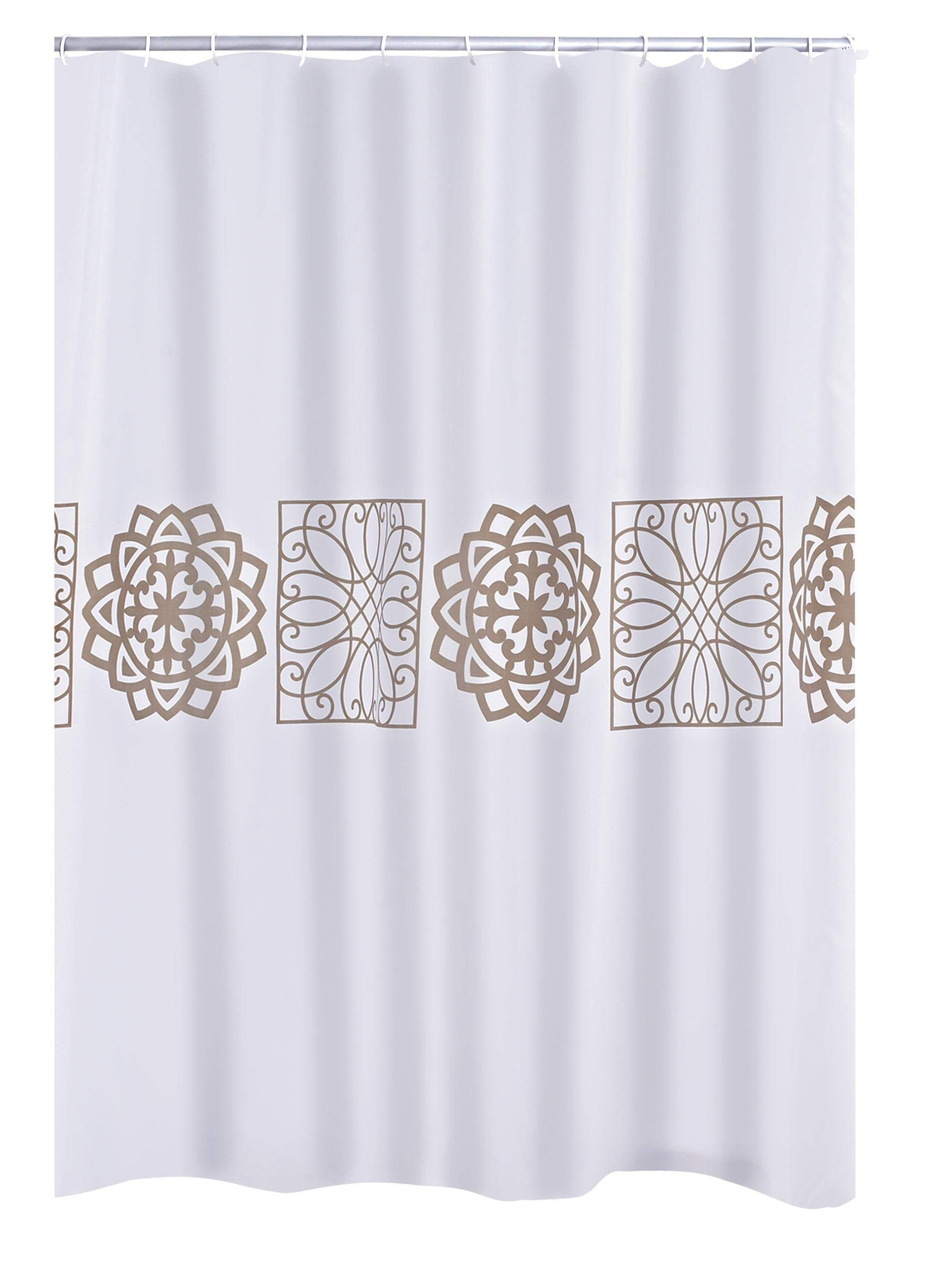 ridder-tunis-textil-duschvorhang-180x200-cm-inkl-ringe-waschbar image 1