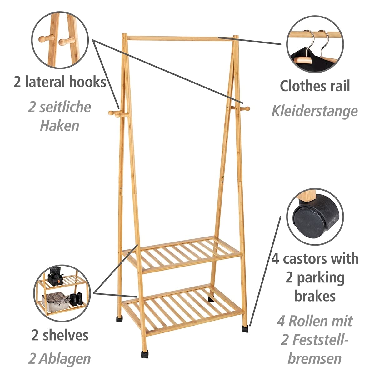 wenko-kleiderst-nder-honolulu-bambus-76-5-x-165-x-43-5-cm-standgarderobe-auf-rol image 2