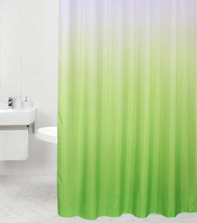 sanilo-duschvorhang-magic-gr-n-180-x-180-cm-polyester-wasserdicht-inkl-12-ringe image 1