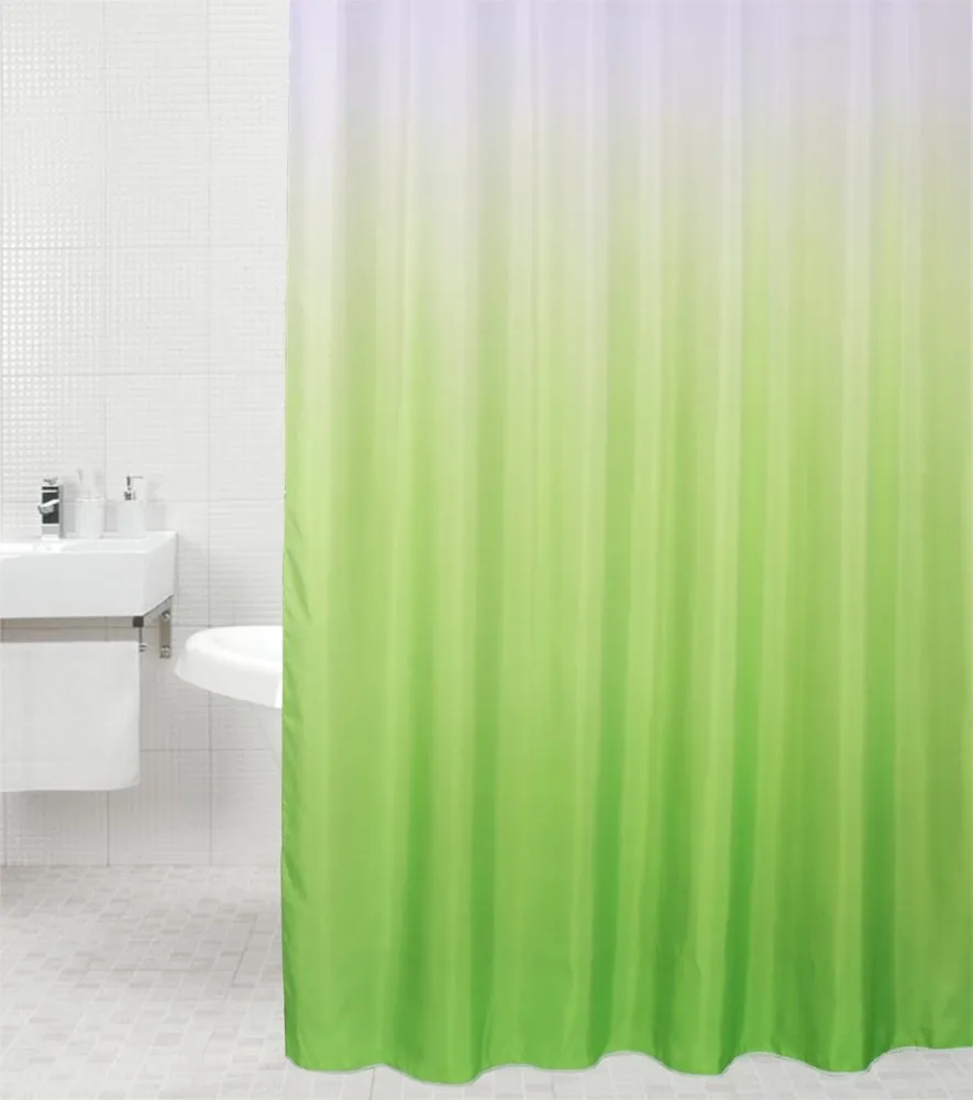 sanilo-duschvorhang-magic-gr-n-180-x-180-cm-polyester-wasserdicht-inkl-12-ringe image 1