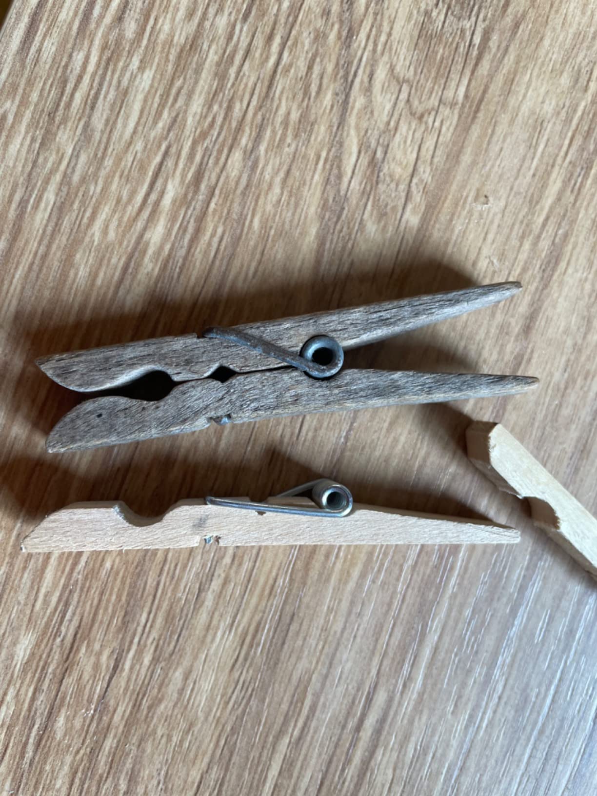 Endlich wieder Holz statt Plastik