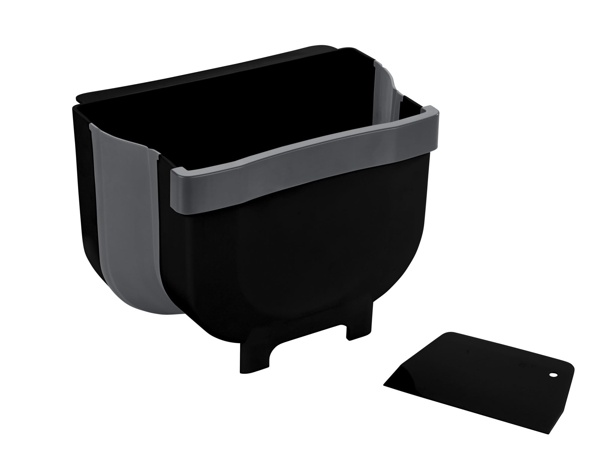 wenko-fago-t-r-abfalleimer-5-liter-black-outdoor-kitchen-faltbar-schwarz-25-5-x- image 1