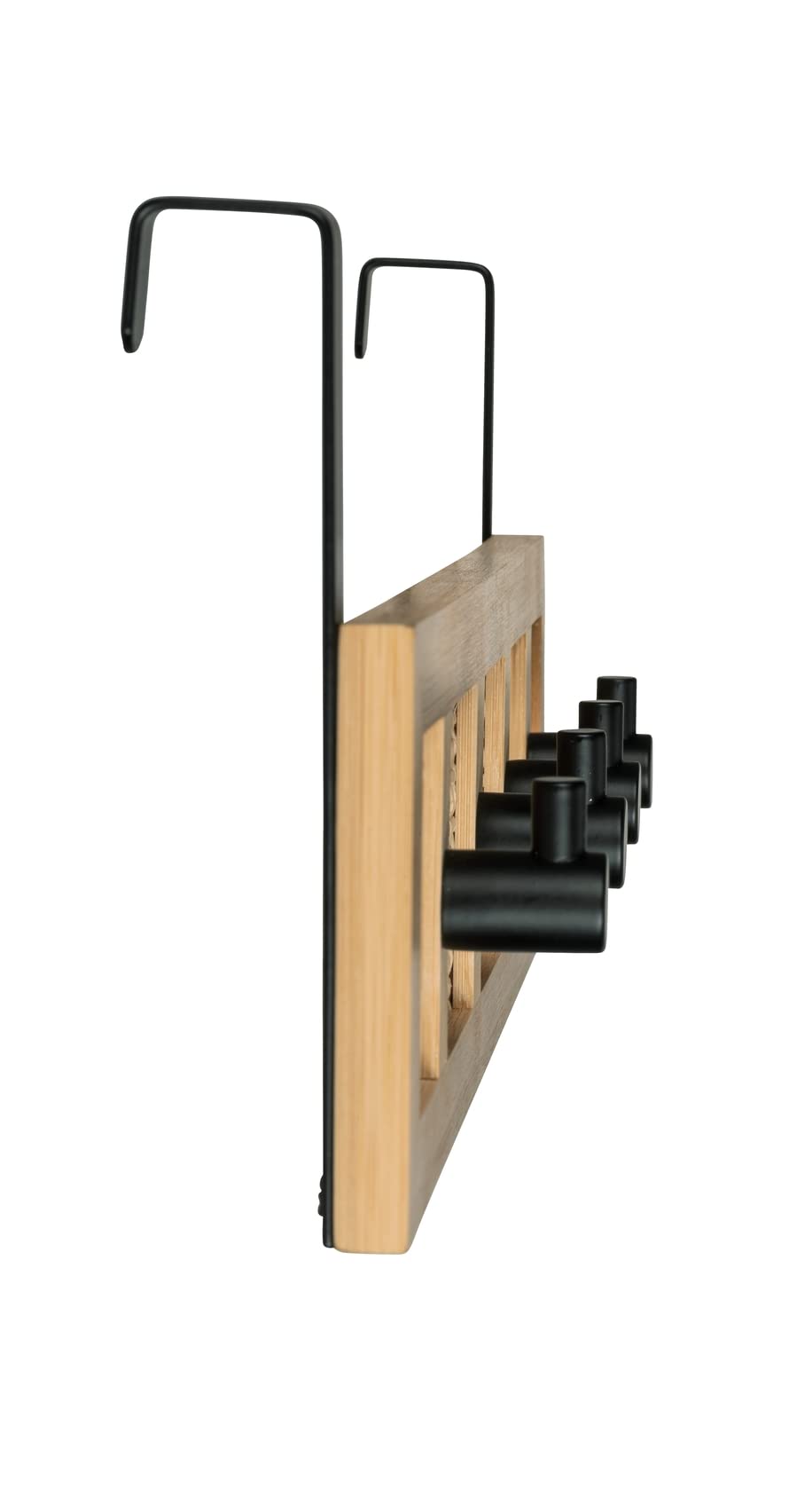 wenko-allegre-t-rgarderobe-zum-einh-ngen-bambus-rattan-boho-4-haken-33-x-14-x-6- image 6