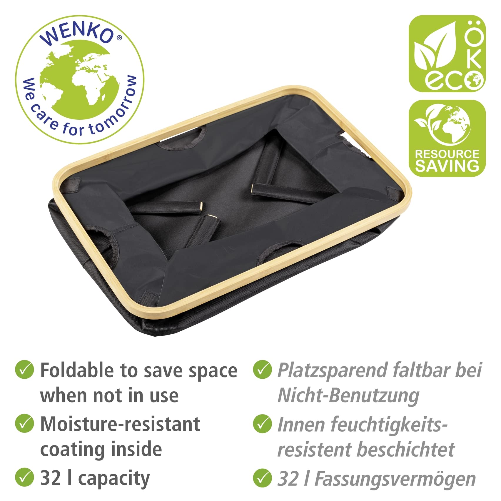 wenko-w-schekorb-ecori-natur-schwarz-32-liter-54-x-26-x-36-cm image 4