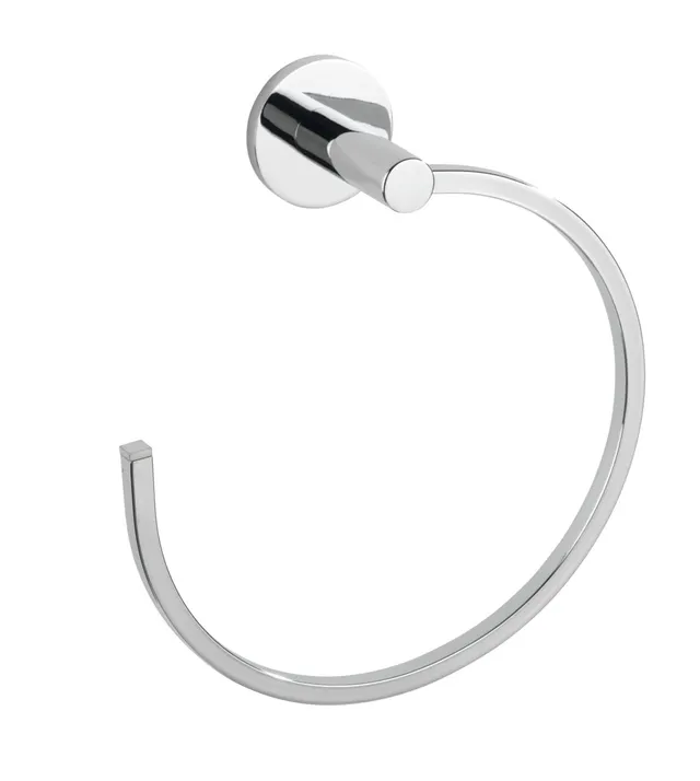 wenko-isera-uv-loc-handtuchring-19-x-21-x-7-cm-ohne-bohren-chrom image 1