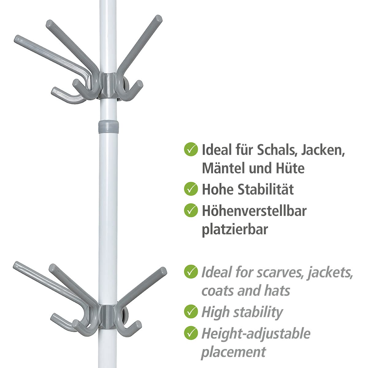 wenko-herkules-haken-2er-set-mehrfach-halter-mit-je-3-haken-grau image 3