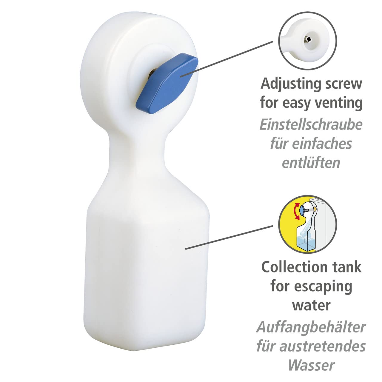 wenko-heizk-rper-entl-fter-mit-auffangbeh-lter-120-ml-heizungsentl-fter-kunststo image 2