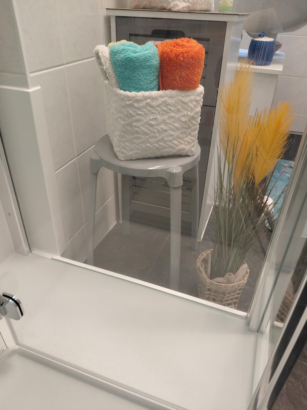 Sicherer Stand in der Dusche