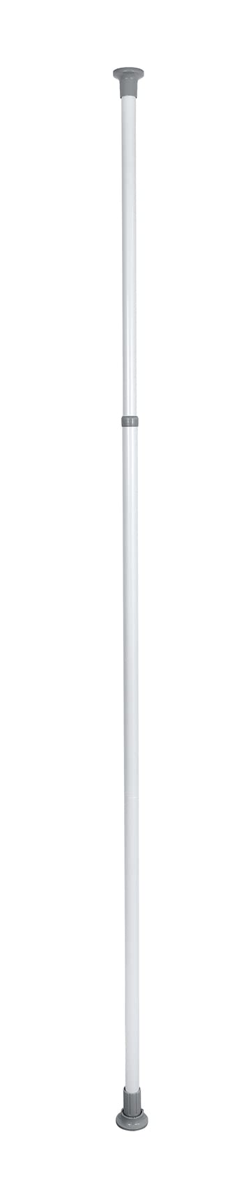 wenko-herkules-teleskopsystem-stange-165-300-cm-wei-grau image 1
