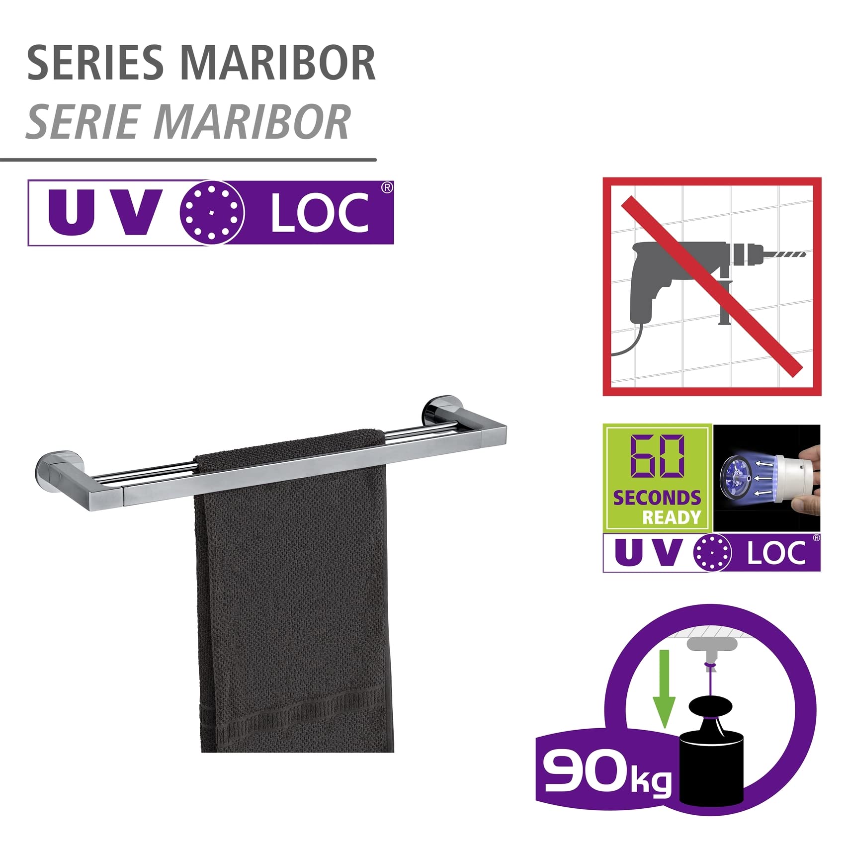 wenko-maribor-uv-loc-badetuchstange-duo-chrom-63-x-5-x-14-cm image 3