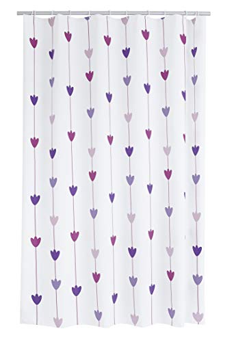 ridder-lilia-duschvorhang-folie-180x200-cm-100-wasserdicht-mit-ringen image 6