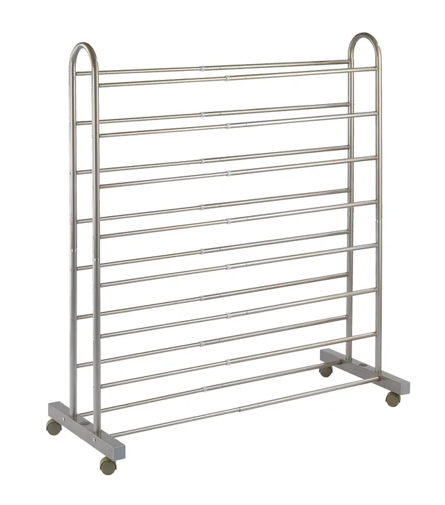 wenko-schuhregal-giant-ausziehbar-67-116-cm-braun-42-paar-mit-rollen image 1