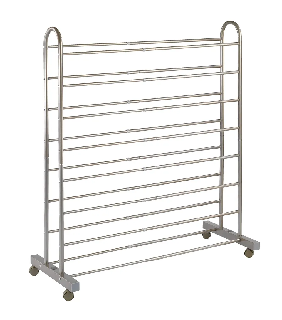 wenko-schuhregal-giant-ausziehbar-67-116-cm-braun-42-paar-mit-rollen image 1