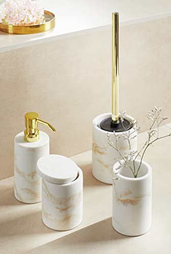 wenko-wc-garnitur-odos-wei-gold-marmor-b-rstenhalter-aus-polyresin-mit-toiletten image 8