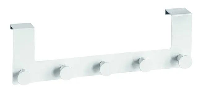 kleine-wolke-strip-door-hooks-t-rhakenleiste-5-haken-wei-metall image 1