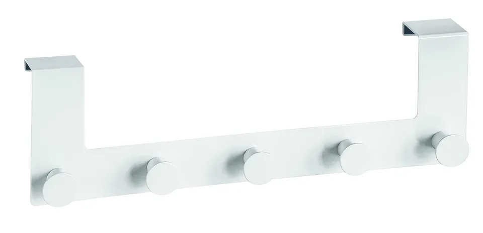 kleine-wolke-strip-door-hooks-t-rhakenleiste-5-haken-wei-metall image 1