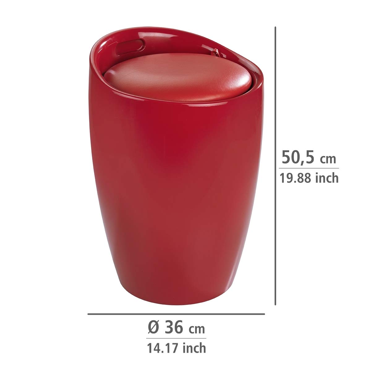 wenko-badhocker-candy-rot-36-x-50-5-cm-hocker-mit-stauraum-und-w-schesammler-20- image 2