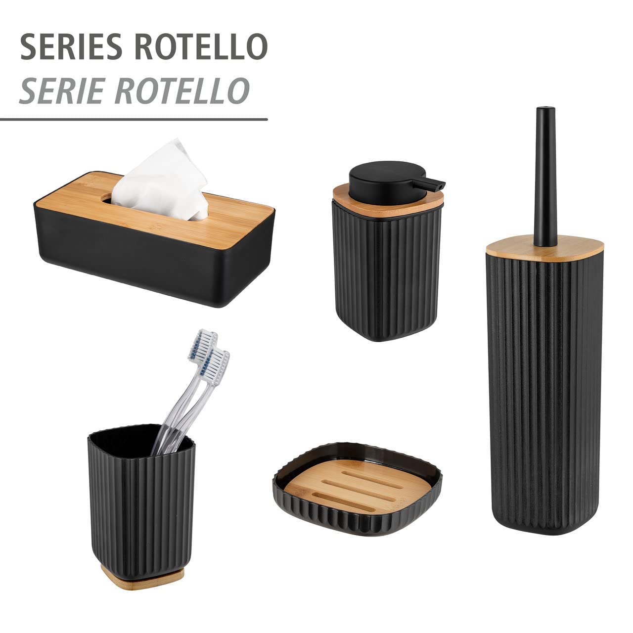 wenko-rotello-wc-garnitur-geschlossen-10-x-36-cm-schwarz-natur-mit-bambus-deckel image 5