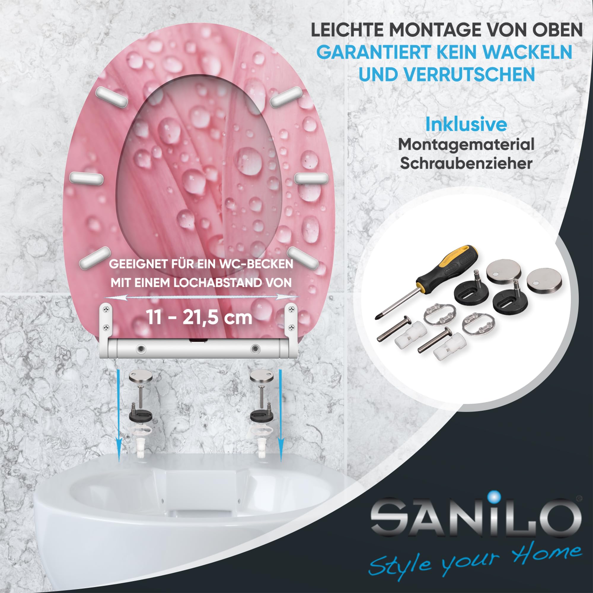 sanilo-wc-sitz-mit-absenkautomatik-quick-release-aus-holz-pink-flower image 6