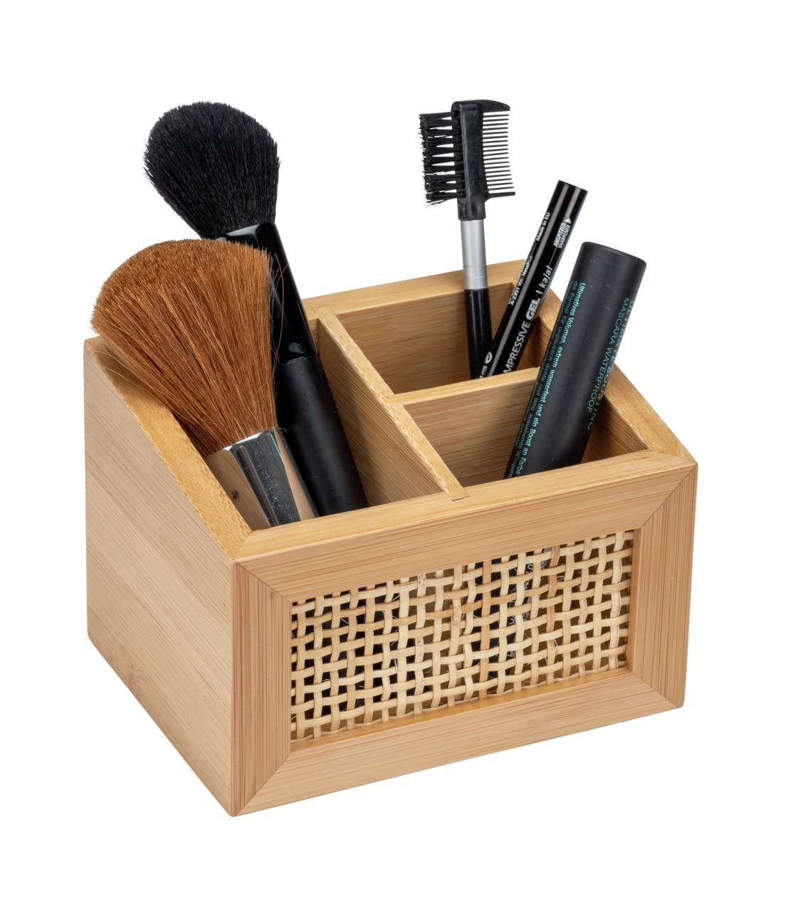 wenko-badbox-allegre-aus-bambus-und-rattan-3-f-cher-12-x-8-5-x-9-cm-natur image 7