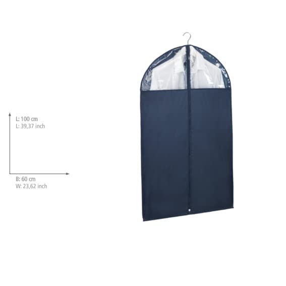 wenko-kleidersack-business-100x60-cm-dunkelblau-kleiderh-lle-polyester image 7