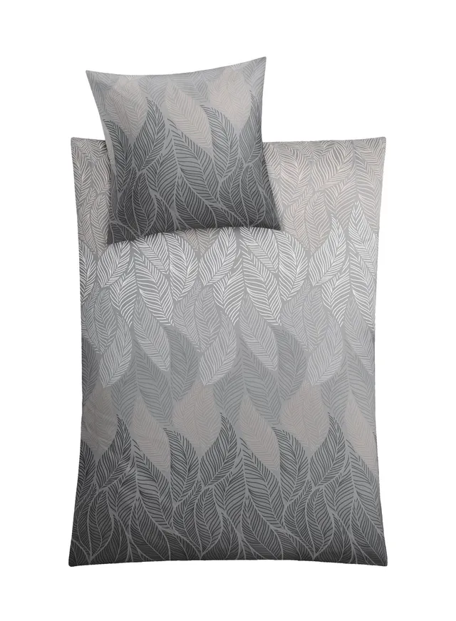 kleine-wolke-bettw-sche-satin-jamiro-grau-135-x-200-cm-80-x-80-cm image 1