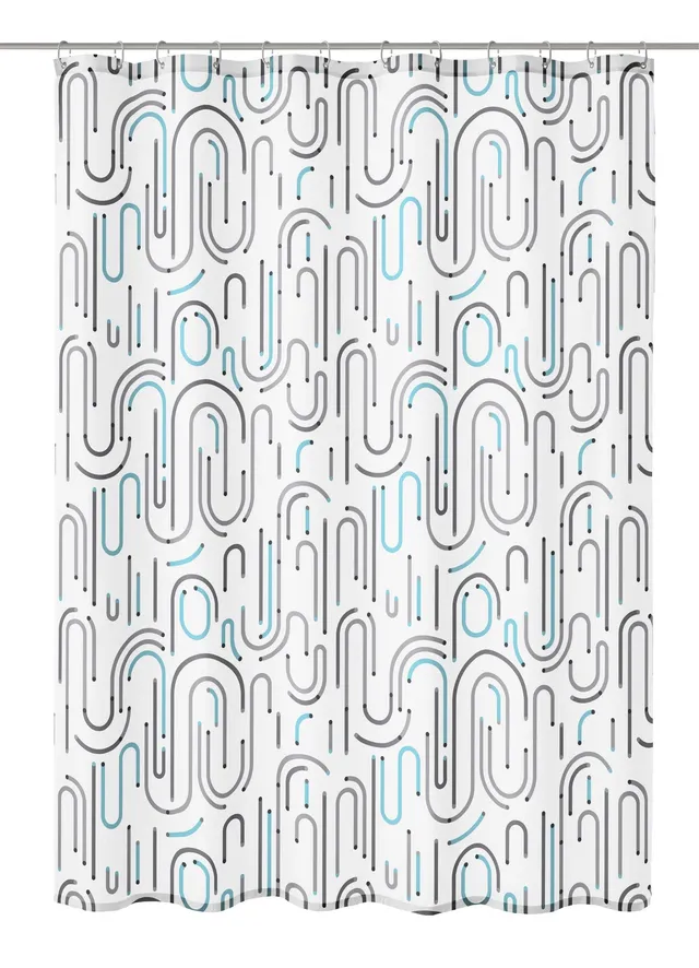 kleine-wolke-vision-duschvorhang-textil-grau-180-x-200-cm image 1