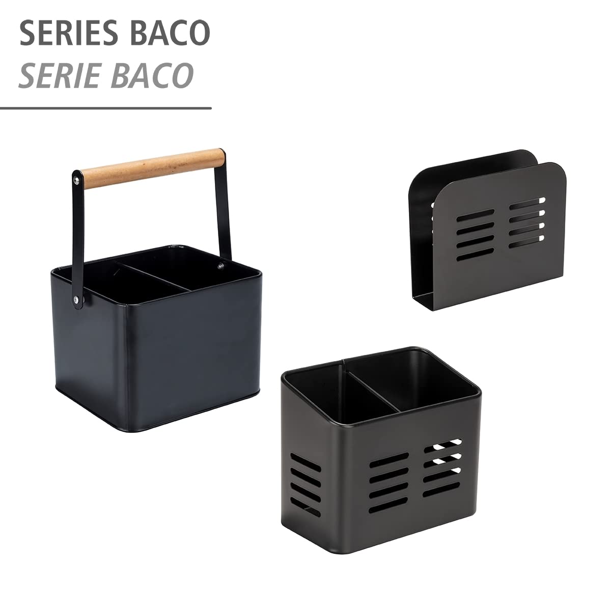 wenko-baco-serviettenhalter-15-x-12-5-x-4-cm-metall-schwarz image 4