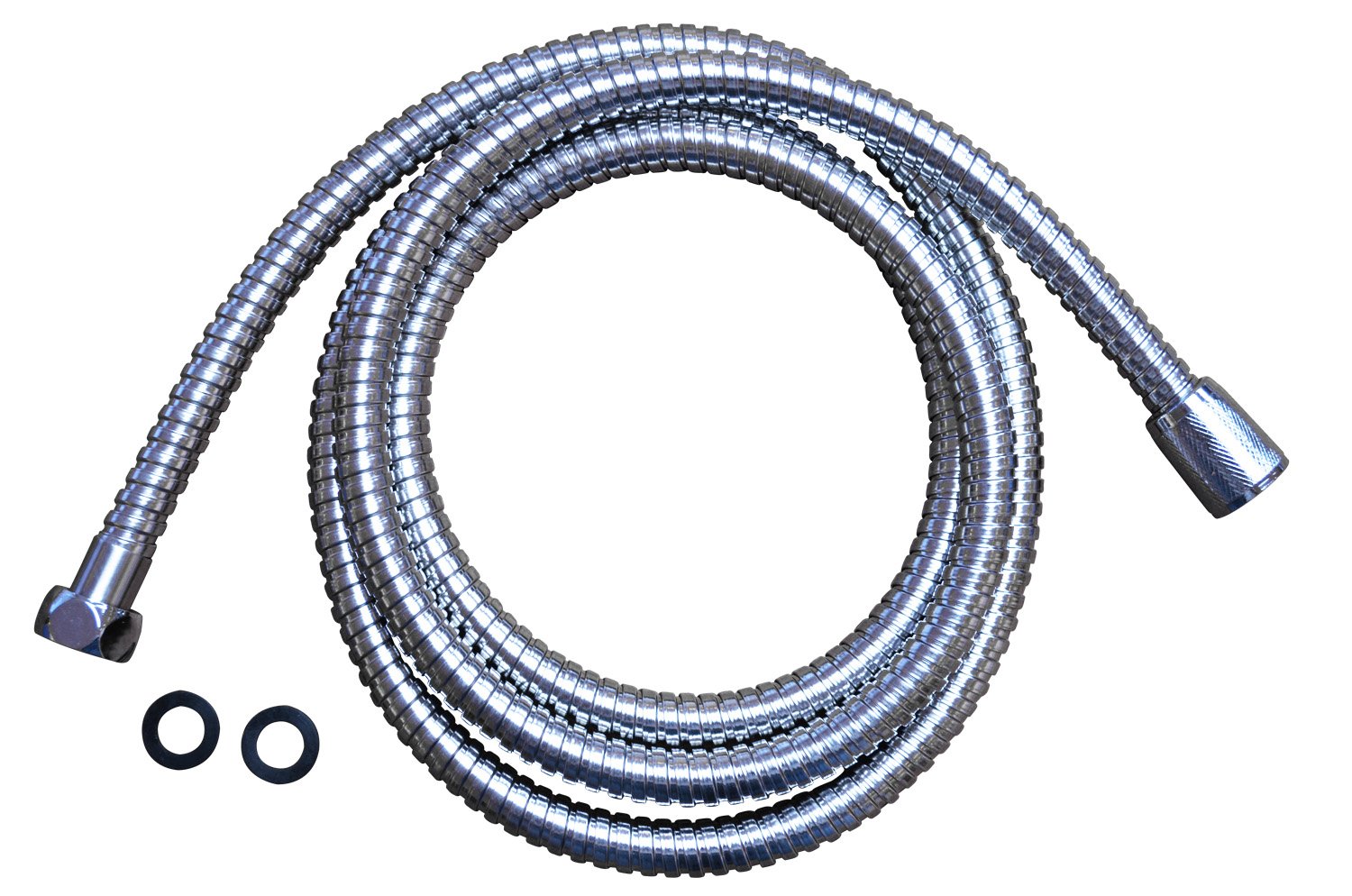 ridder-brauseschlauch-jamaika-1-5-m-chrom-duschschlauch-g-1-2-rostfrei image 1
