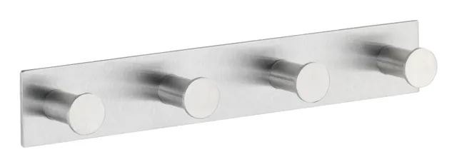 wenko-celano-quadro-hakenleiste-mit-4-haken-edelstahl-matt-25-5x4x3-3-cm image 1