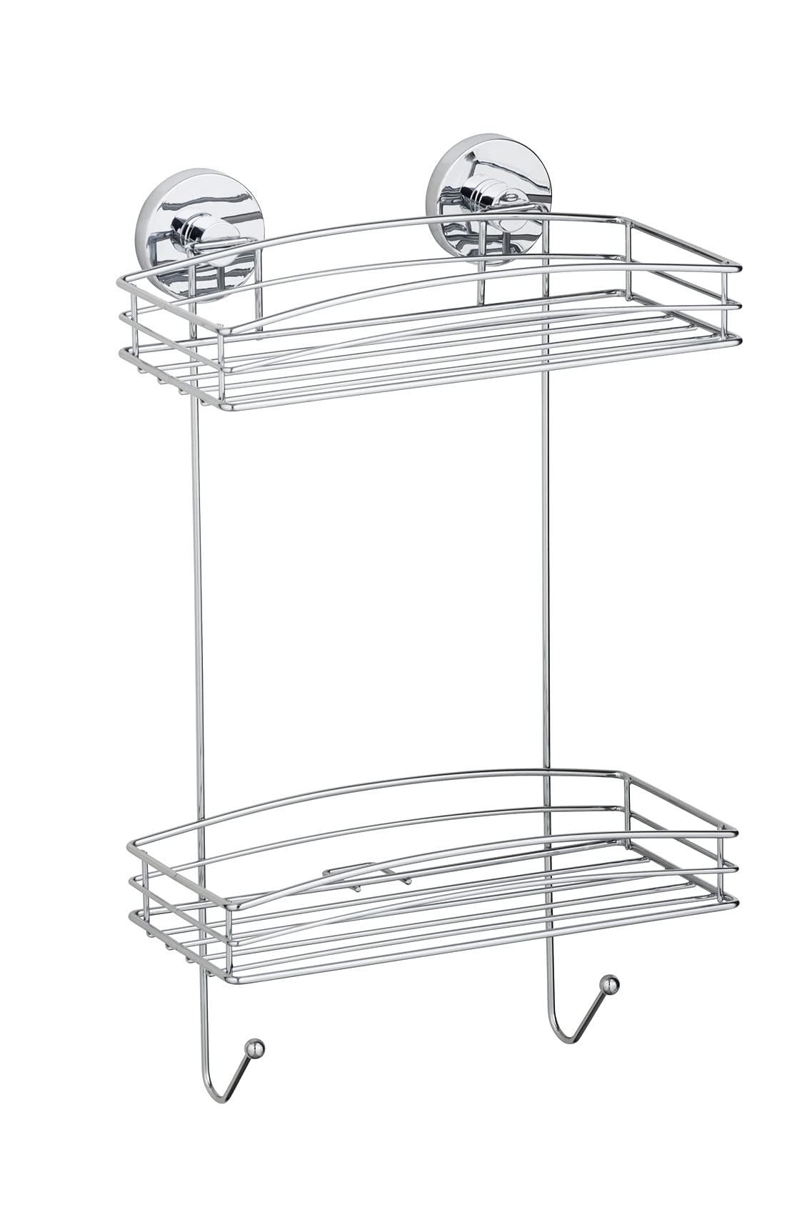wenko-vacuum-loc-wandablage-schwarz-drahtkorb-loft-stil-26-x-6-5-x-14-cm image 3