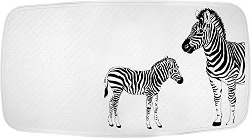 ridder-zebra-wanneneinlage-38x72-cm-rutschfeste-badematte-tpe image 1