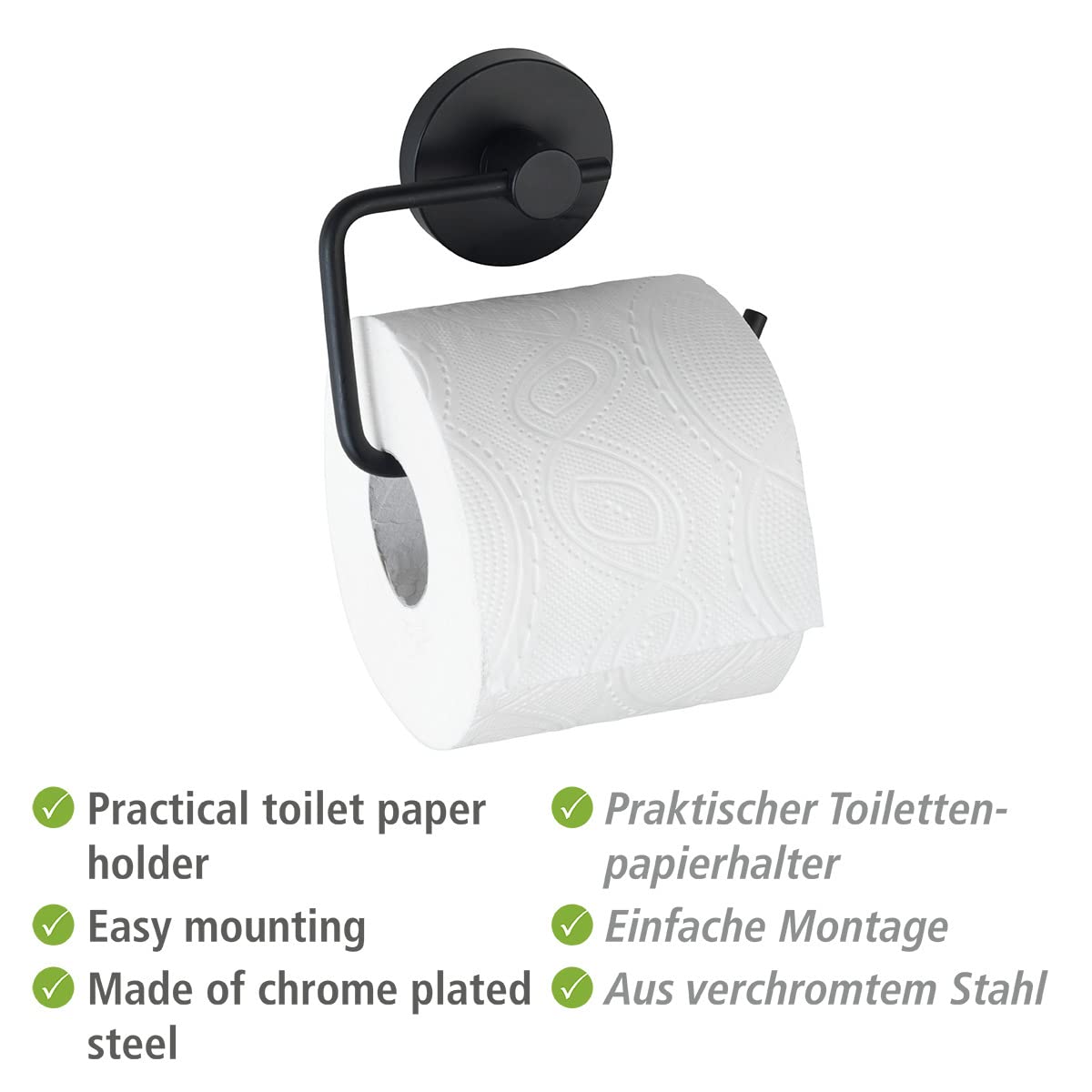 wenko-toilettenpapierhalter-milazzo-vacuum-loc-wc-rollenhalter-ohne-bohren-stahl image 3