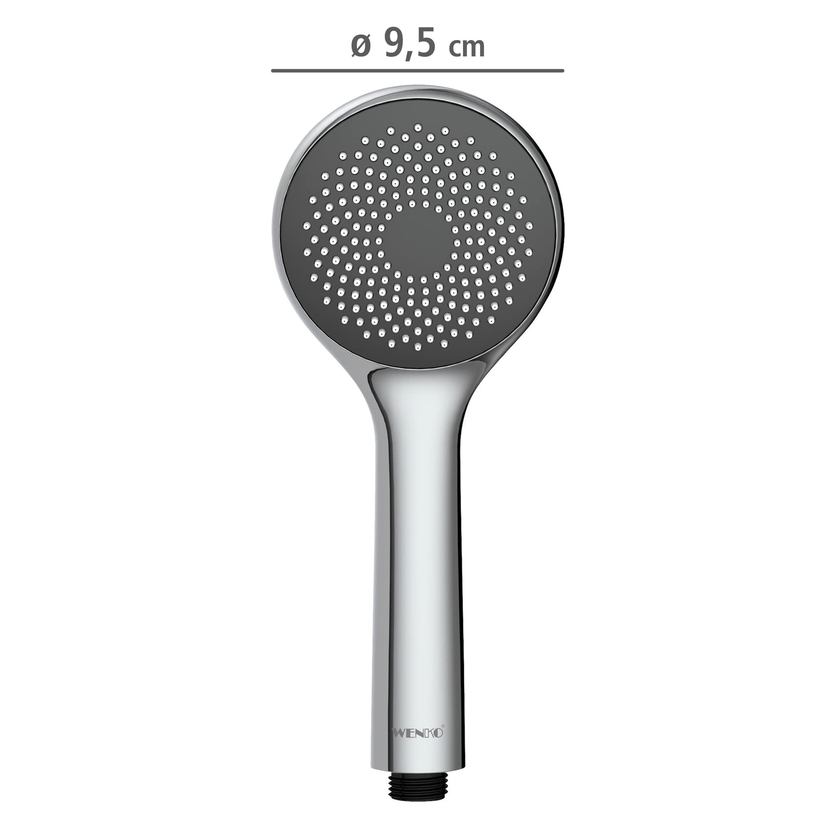 wenko-duschkopf-watersaving-handbrause-grau-9-6-cm image 7
