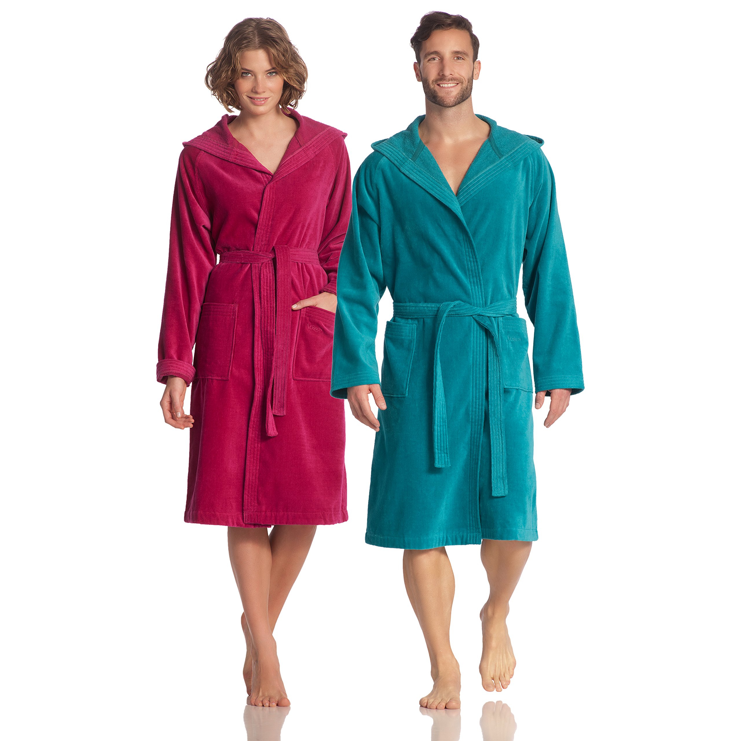 vossen-bademantel-texas-mit-kapuze-unisex-wellness-frottee image 5