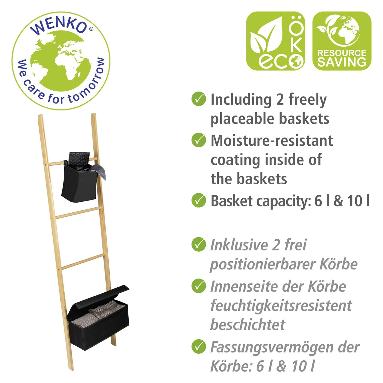 wenko-ecori-handtuchleiter-mit-2-k-rben-fsc-bambus-44-x-170-x-4-cm-natur-schwarz image 5