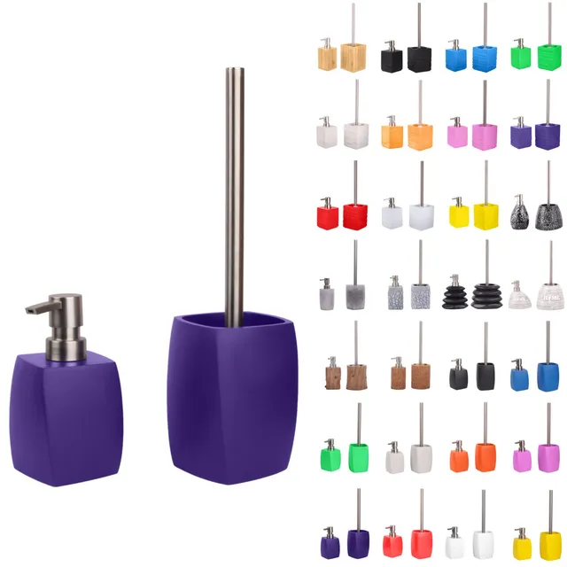 sanilo-badezimmer-set-wave-purple-seifenspender-wc-b-rste-freistehend-ohne-bohre image 1