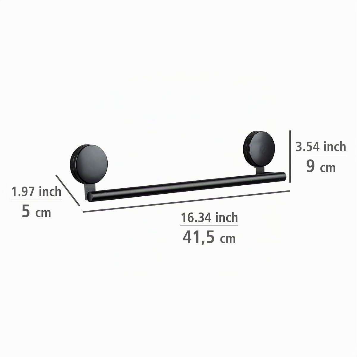 wenko-badetuchstange-pavia-schwarz-static-loc-plus-41-5-x-9-x-5-cm-handtuchhalte image 5