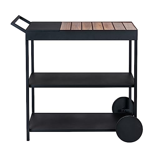 wenko-miro-servierwagen-beistellwagen-black-outdoor-kitchen-metall-akazienholz-s image 8