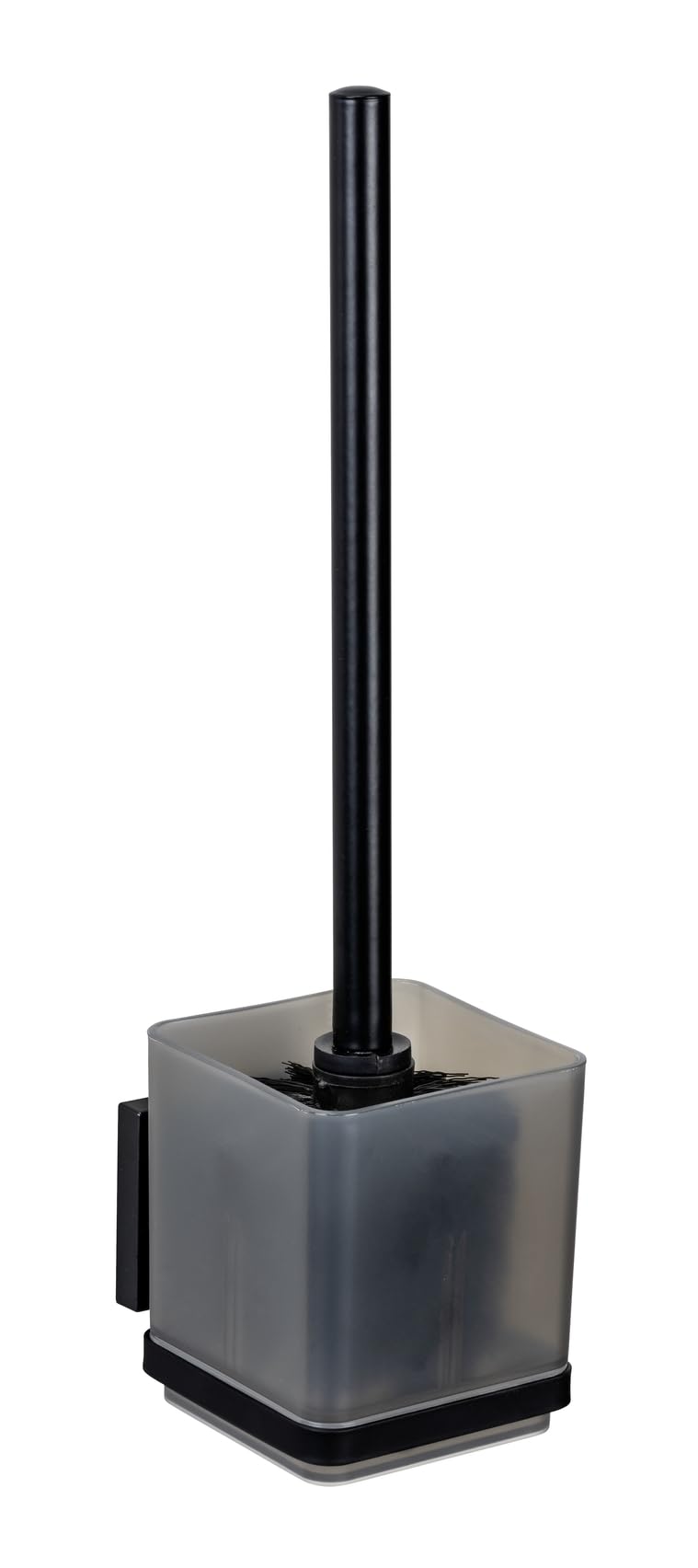 wenko-quadro-wc-garnitur-vacuum-loc-mit-b-rste-schwarz image 1