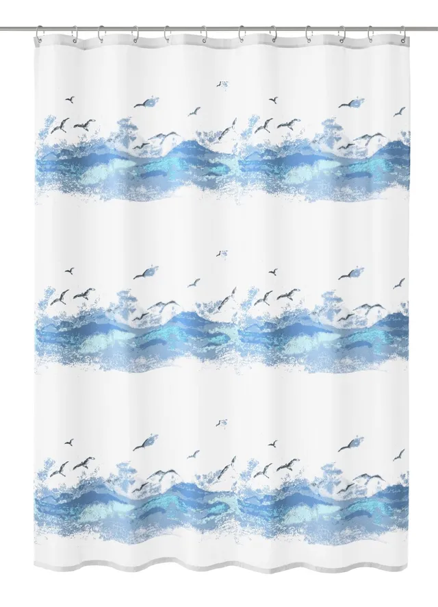 kleine-wolke-duschvorhang-textil-seaside-krokusblau-120-x-200-cm image 1