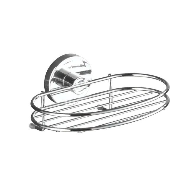wenko-milazzo-wand-seifenablage-vacuum-loc-aus-chrom-metall-17-x-7-5-x-12-cm image 1