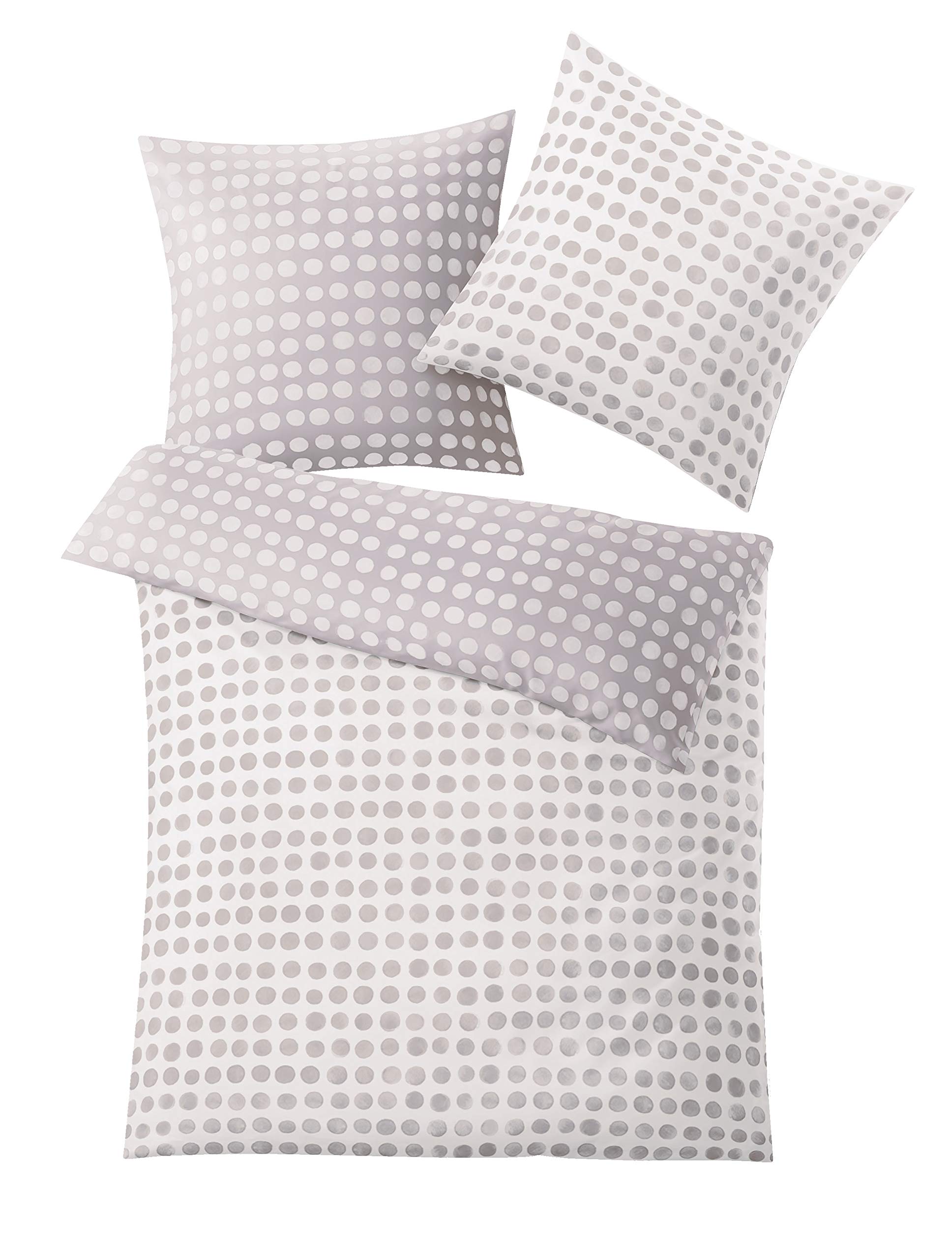 kleine-wolke-bettw-sche-dotti-155-x-220-cm-80-x-80-cm-mako-satin-wei image 1